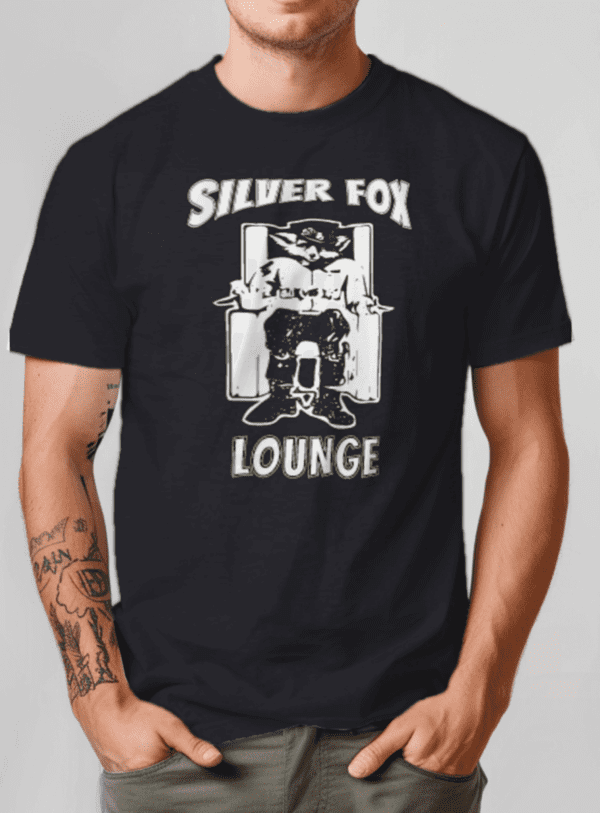 Silver Fox "Lounge Power" Graphic Tee - Image 3