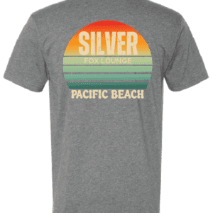 Silver Fox "Pacific Beach" Retro Sunset Tee