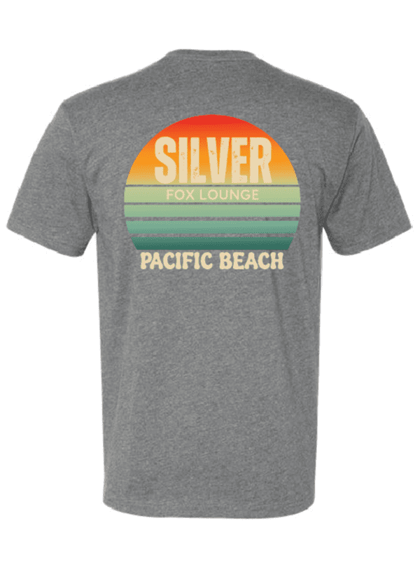 Silver Fox "Pacific Beach" Retro Sunset Tee