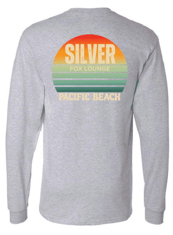 Silver Fox "Pacific Beach" Retro Sunset Long-Sleeve