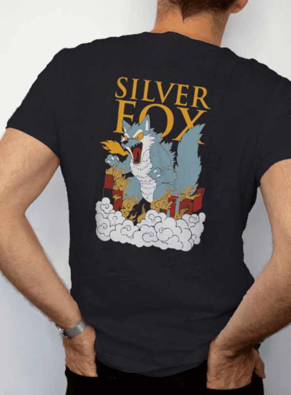 Silver Fox "Rampage" Graphic T-Shirt - Image 3